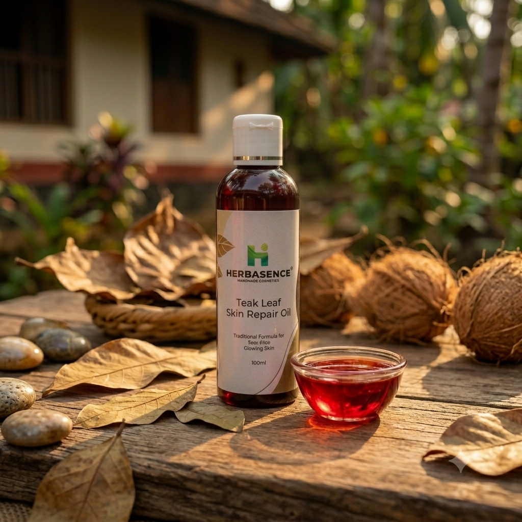 Teak Leaf Skin Repair Oil 
